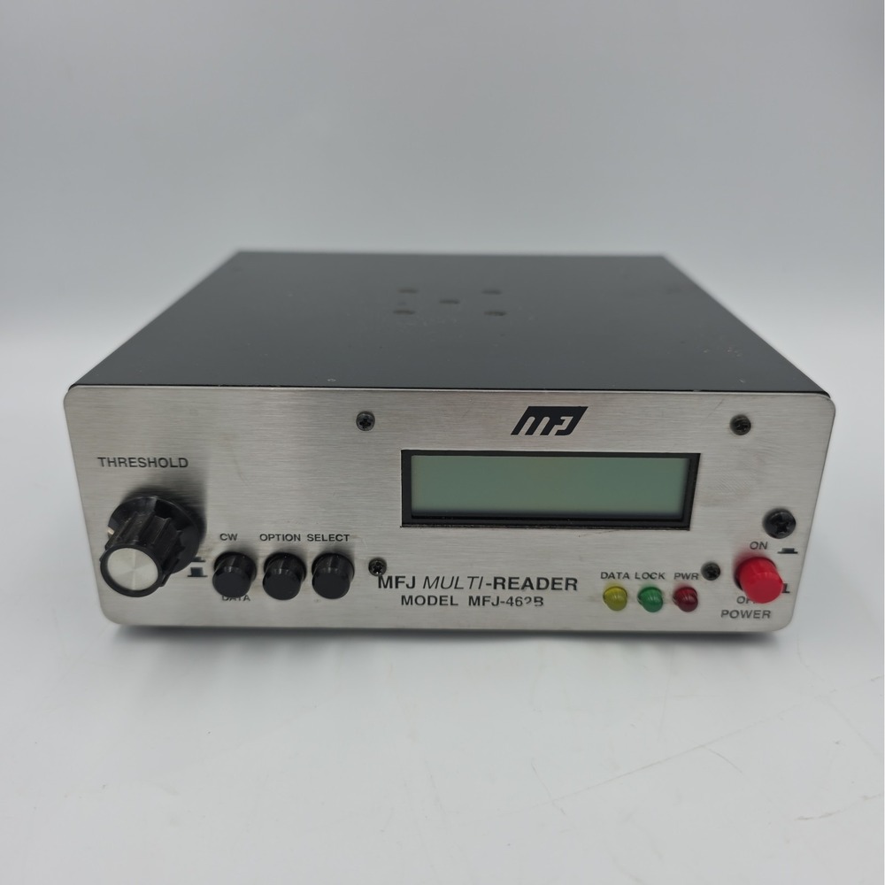 MFJ-462B Ham Radio Multi-Reader CW Morse Code RTTY ASCII + Power Adapter